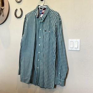 Wrangler by George Strait button up size large tall worn once